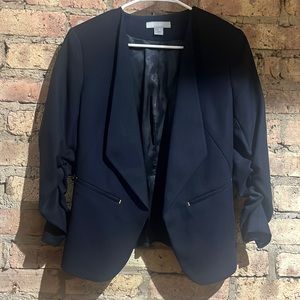 H&M Navy Blur Blazer